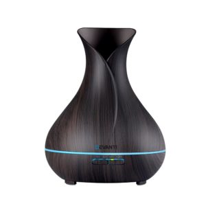 400ml 4 in 1 Aroma Diffuser with remote control- Dark Wood